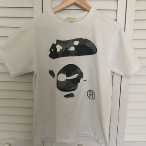 Bape glow in dark short sleeve t-shirt